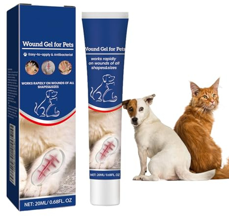 Pansement pour Plaies Chien,Gel Soin des Plaies pour Animaux,Gel pour Plaies pour Animaux de Compagnie,Antiseptique Pour Chiens,Gel de Cicatrisation pour Animaux de Compagnie (1pc)