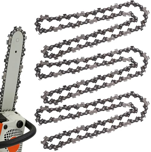 Forbabe Sågkedja 1/4 tum 1,1 mm 64 TG 30 cm 3 stycken, 12 tums sågkedjor motorsågskedja, motorsågar tillbehör kompatibel med Stihl motorsågar MSA140, MSA140C,MSA160