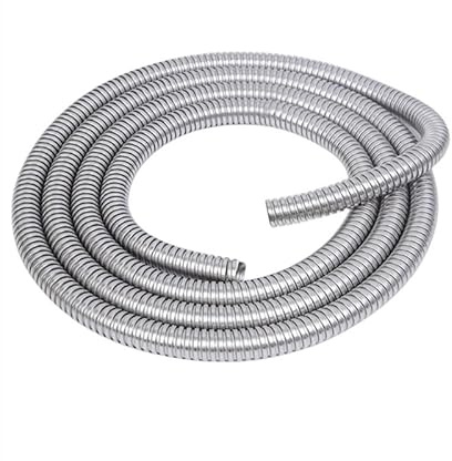 1 manicotto for tubo corrugato in acciaio inossidabile 304 da 1 m - Protezione flessibile for cavi elettrici for ferramenta domestica, ID4-10 mm(8mm)