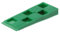 GedoTec® - Cuñas de plástico para acristalamiento, 20 unidades, color verde, para colocar o alinear, 80 x 30 x 10 mm, capacidad de carga de 200 kg, herrajes de construcción