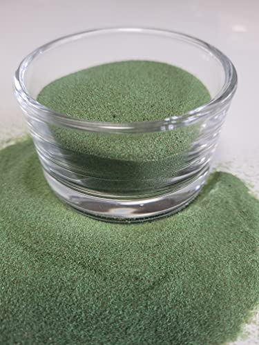 Deko-JunKies Dekosand Bastelsand Quarzsand fein (Olivgrün)