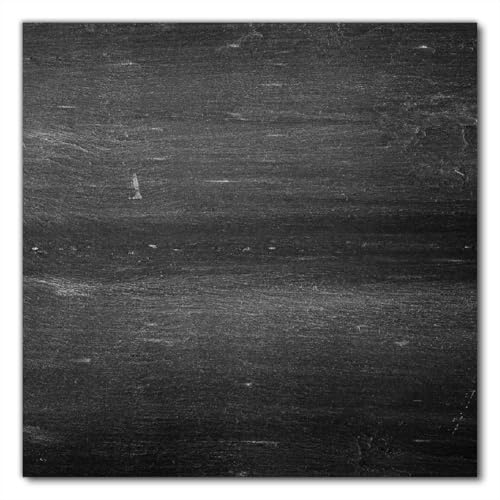 Wallario Selbstklebende Möbelfolie/Tischdecke für Innen und Außen, Größe: 70 x 70 cm - Dunkler schwarzer Stein - Muster - Steinoptik