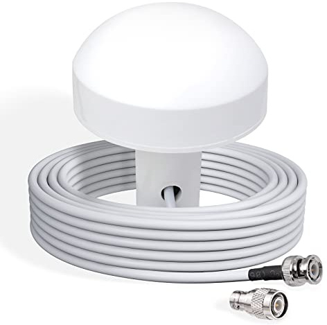 Bingfu Antena Externa de Navegación GPS Marina Barco (10m Cable) Compatible con Garmin GPSMAP Map NavTalk StreetPilot Furuno Matsutec Trimble Sonda de Sonda Transductor Unidad Receptor Módem GPS