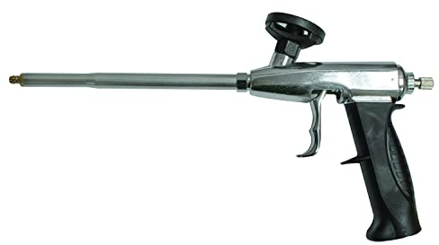 HandiFoam HT550 Gun Foam Applicator, 7 in. (18 cm) Barrel, Adjustable Bead Control, Compatible with Most Gun Foam Cans, Intermediate-Level Professional Polyurethane Spray Foam Gun