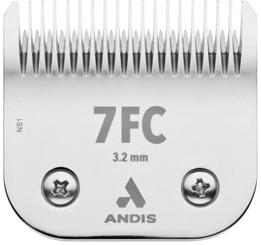 Andis 72600 UltraEdge Detachable Blade, Size 7FC, 1/8in Cut, Chrome
