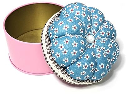 zalati Pin Kissen Box mit Kürbis Stil Nadelhalter Nadelkissen zum Nähen DIY Handwerk (ohne Nadelfaden Zubehör)