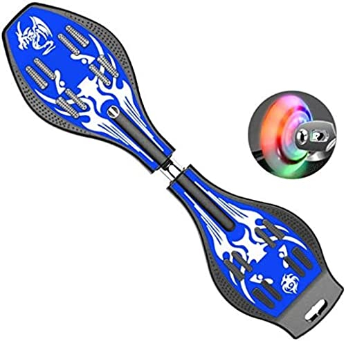 Skateboards Caster Board Vitality Board Camo Casterboard Outdoor Travel Longboard Snake Board Twisting Balance Auto Skateboard Caster Board 87 cm rutschfest,A 69Tranquillity