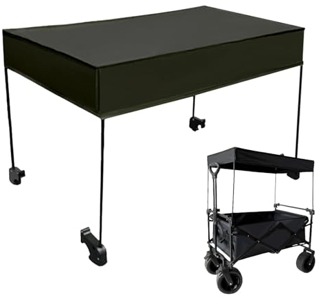 Tragbare Überdachung, Golfwagen-Überdachung | Wasserdichter Markisen-Sonnenschutz | Abdeckung für Lebensmittel- -Pull-Wagen, Kinderwagen-Zubehör, Garten- -Markise für Camping, Reisen