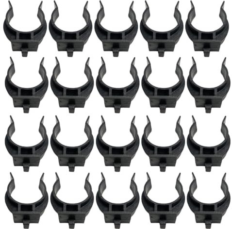 EIHI 20 Pezzi Fissaggio per Battiscopa, Ganci per Zoccolo Cucina, Battiscopa Cucina, Ganci Cucina, Clip da Cucina, Gancio Battiscopa Zoccolino Cucina