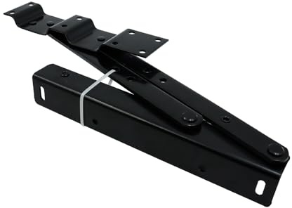Ieron Premium Coffee Table Pneumatic gas Hinge Hardware, Lift Up Top Coffee Table Mechanism Spring Hinge Hardware Fitting for Functional Furniture Accessories (Black)