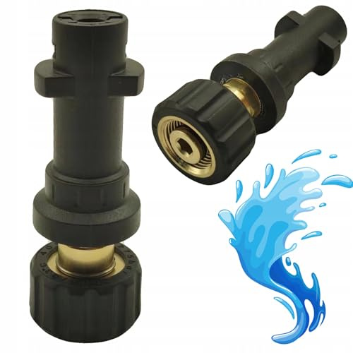 Rosfix Adapter M22x1,5 14mm Plastik Kompatibel mit Kärcher K2 K3 K4 K5 K6 K7