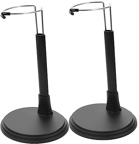 MUSISALY 2stücke Puppenhalter Mit Verstellbarer Höhe Und Erweiterbarem Drahtgestell Für Puppen Und Actionfiguren Aus Hochwertigem Und Robuster Display-ständer Für Sammler Und