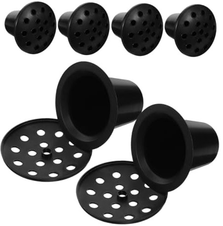 SUPVOX 6pièces Lot De Vases Pour Tombe Supports à Fleurs Et Pots De Fleurs Plastique Résistant Pour Cimetière