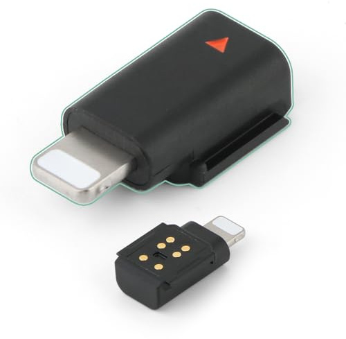 TGHongKy para Lightning Adaptador para dji Mic Mini Adaptador de Receptor para dji Mic Mini Receptor de Micrófono Se Puede Conectar a Teléfonos para Transmisión de Datos XX