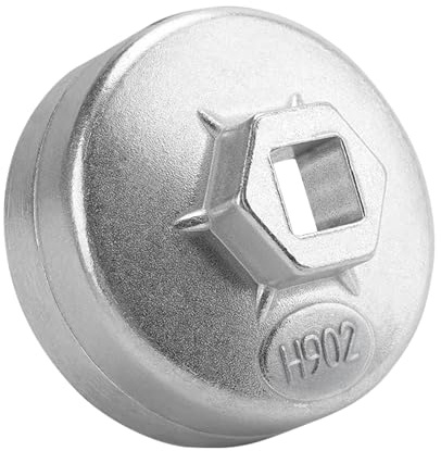 VBGURR 902 67mm Ölfilterschlüssel mit 14 Nuten,Kappen Ölfilterschlüssel,Aluminiumlegierung Ölfilter Schlüssel für 1/2-Zoll-Antrieb,Ölfilter Werkzeug für Lioncel, Hafei, Mazda, Family, Primal, Geely