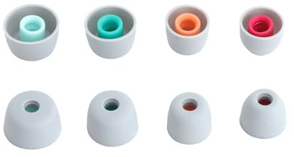 XRVRILE 4 Paar Silikon-Ohrstöpsel, Kompatibel mit Sony WF-1000XM5, Präzise Passform für WF 1000XM5 & WF1000XM5, Weiche Ersatz Ohrstöpsel für In-Ear Kopfhörer