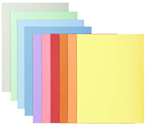 Exacompta 330100E 100er Pack Aktendeckel. Aus extra Karton für DIN A4 Stück Zufallsfarbe Hefter ideal für das Büro und Schule und die mobile Organisation