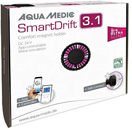 Aqua Medic SmartDrift 3.1, Kompakte „Ultra Silent“ Strömungspumpe, Steuerung über App oder Controller (inkl.)