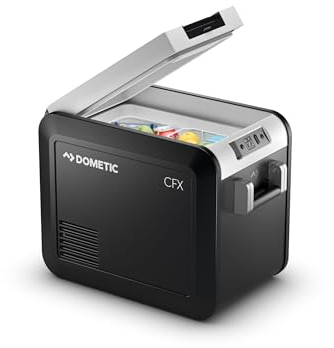 DOMETIC CFX3 25 - Tragbare Kompressor Kühlbox 25L mit APP-Steuerung - 12/24V 240V - Elektrische Kühlbox, Gefrierbox Auto - Mini-Kühlschrank für Lkw, Boot, Reisemobil