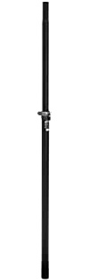 OMNITRONIC BPS-2 Boxenhochständer/Stativ schwarz | Variable Distanzstange, M20-Gewinde, von 110-200 cm verstellbar und bis 18 kg belastbar
