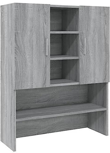 vidaXL Mobile per Lavatrice Grigio Sonoma 70,5x25,5x90 cm