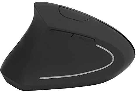 Ergonomic Design Left Handed Vertical Mouse, USB Rechargeable Wireless Left Hand Gaming Mouse, 800/1200 / 1600DPI DPI Optical Mouse for Computers (left hand charging)