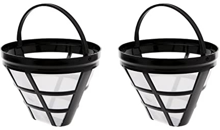 Bitong Filtre à café réutilisable en Forme de cône, Filtre Permanent à café Taille 4, Filtre à café pour Tasses, Filtre réutilisable, goutteur de café Lavable, Filtre à café Conique réutilisable