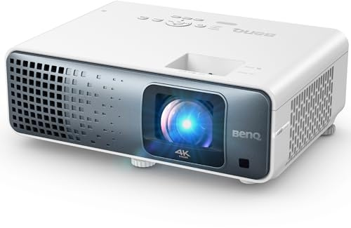 BenQ TK710STi 4K HDR Laser 3200 Lumens Movie and Gaming Short Throw Projector with 4ms Response Time | 240Hz Refresh Rate | HDR10 & HLG | Android TV with Netflix Chromecast & AirPlay | 3D Keystone