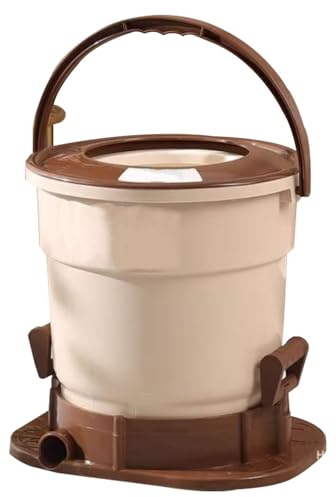 Petit déshydrateur de Camping, déshydrateur Manuel pour vêtements à Main, Mini déshydrateur Manuel pour sous-vêtements, vêtements de bébé, Personnes seules ou Petites familles(Brun)