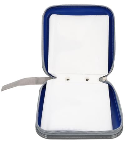 PartyKindom Cd Aufbewahrungstasche Portable DVD Organizer Cd Schutz Hülle Wasserabweisend Kratzschutz Für Musik Spiele Pc Treiber Praktisch Und Langlebig