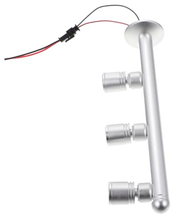 FOYTOKI Luz Led Para Vitrina Con Focos Luz De Exposición Para Joyería y Armarios Aluminio Duradero Fácil Instalación Iluminación Clara Diseño Minimalista Para Interiores