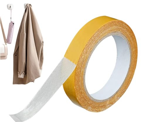 Ruban adhésif double face puissant à haute résistance | Ruban double face pour moquette – Bandes adhésives solides réaffectables pour réparations, peintures, projets créatifs, finitions automobiles et