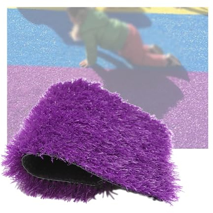 WANGTIAN Tappetino per Prato in Erba Artificiale, Tappeto in Erba Sintetica, Tappeto in Erba Sintetica Astroturf, 118 Pollici di Altezza, zerbino in Erba Artificiale Naturale con Fori di drenaggio (v