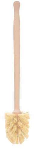 DECOMELODY Escobilla Inodoro Madera Mango Cepillo Baño Resistente Cerdas Potentes Limpieza Profunda Esquinas