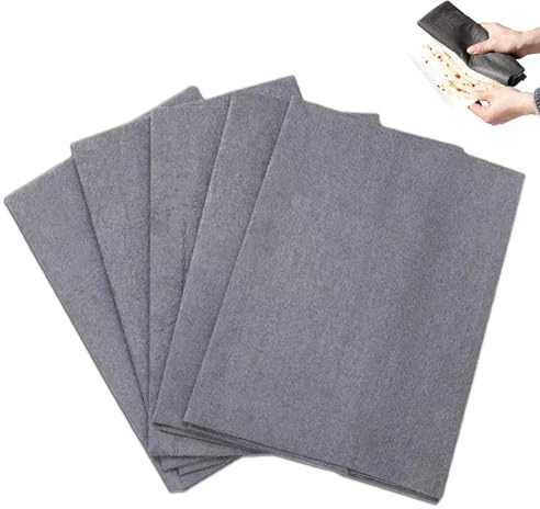 Thickened Magic Cleaning Cloth 2025, 11.8 L x 15.8 W Reuseable Streak Free Microfiber Magic Cleaning Cloth, Absorbent Cleaning Rag, for Mirror, Glass, Window and Car (10 Pcs)
