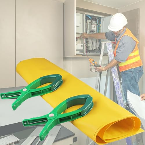 HDYZJQ Tapete De Seguridad para Electricistas con Abrazaderas Aislantes, Manta Aislante De Alto Voltaje, Protección contra Descargas Eléctricas De Emergencia(400V-16x20in (40x50cm))