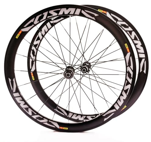 QUYCOIU 700C Landsvägscykelhjul 40/50Mm Fälghöjd Hjul I Aluminiumlegering V-broms 9 * 100/10 * 130Mm 20H HG-nav För 7-12s Kassett 23C-25C-28C-32C-35C Ytterdäck(Front+Rear,40MM)