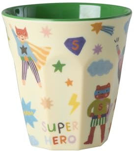 Rice Melamin Becher Kinderbecher mittelgroß - Grün - Hero Print