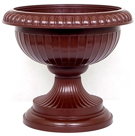 POKM Toolsmarket GmbH Pflanzkübel Blumenspindel Pflanzschale Euro ∅41cm Braun