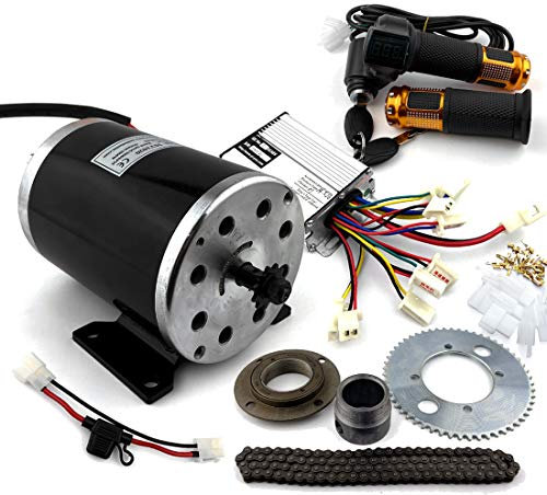 1000W Motorcycle Motor Kit Use 25H Chain Drive Speed Scooter Replacement Karting Conversion kit (36V twist kit)