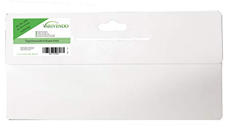 Espátula para papel pintado, rectangular, color blanco