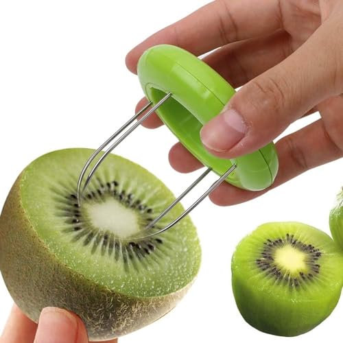 1Pc Random Color Kitchen Peeler Fruit Kiwi Cutter Device Cutting Ditch Core Twister Slicer, Fruit Peeler and Slicer