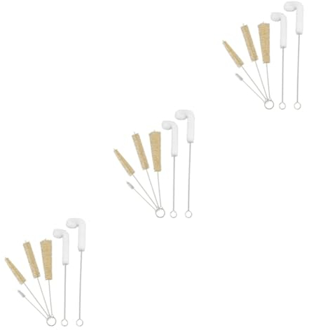 MAGICLULU 3sets Bristle Kitchen Tool Long Handle Cleaning Brush for Home Non-Slip Comfortable Grip