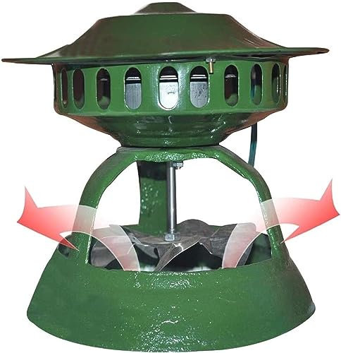 ZQJYMXY Chimney Fan for Round Flue, Electric Chimney Fan Chimney Ventilation Fans Rooftop Inducer Fans Chimney Exhaust Fan for BBQ Hut Fireplace Thermo Stove (Color : 120 W)
