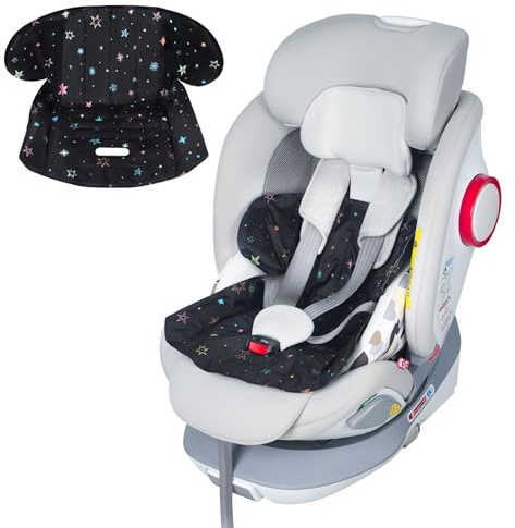 Orzbow Silla Coche Bebe Almohadilla de Gel Refrigerante, Reversible Protector Silla Coche Bebe para Entrenamiento de Orinal con EVA, Pertain Silla Niño Coche, Cochecitos, Negro
