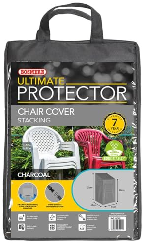 Bosmere Ultimate Protector Stacking Reclining Chair Cover One Charcoal U570C