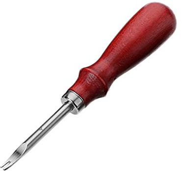 VILLFUL Biseladora De Bordes De Cuero Con Mango Herramienta De Corte De Cuero De Acero Inoxidable Para Herramientas Para Manualidades Y Artesanía De En Casa 5.51X0.98X0.98In