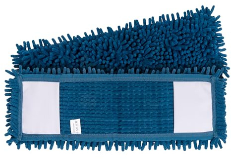 Lot de 2 Housses Dépoussiérantes Microfibres Frizzy pour Balai Professionnel Combiné, Housses Plates de Dimensions 40 cm x 14 cm, Idéales pour la poussiere du Sol.