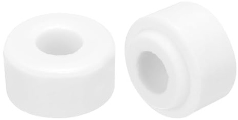 QUARKZMAN 15pz Perline Isolanti in Ceramica, 6,2mm x 16mm x 10mm Fascio di Fili Elettronici Isolamento Protezione Termica Tubo Ceramico a Forma Rotonda per Fascio di Cavi, Protezione Filo