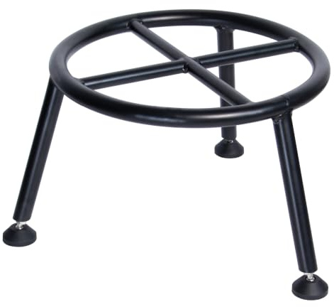 WAGNER Pflanzenständer - RETRO - Ø 38 x 25 cm , für Außenbereich + Innenbereich, Blumenständer aus pulverbeschichtetem Stahlrohr, Tragkraft 200 kg - 25068001
